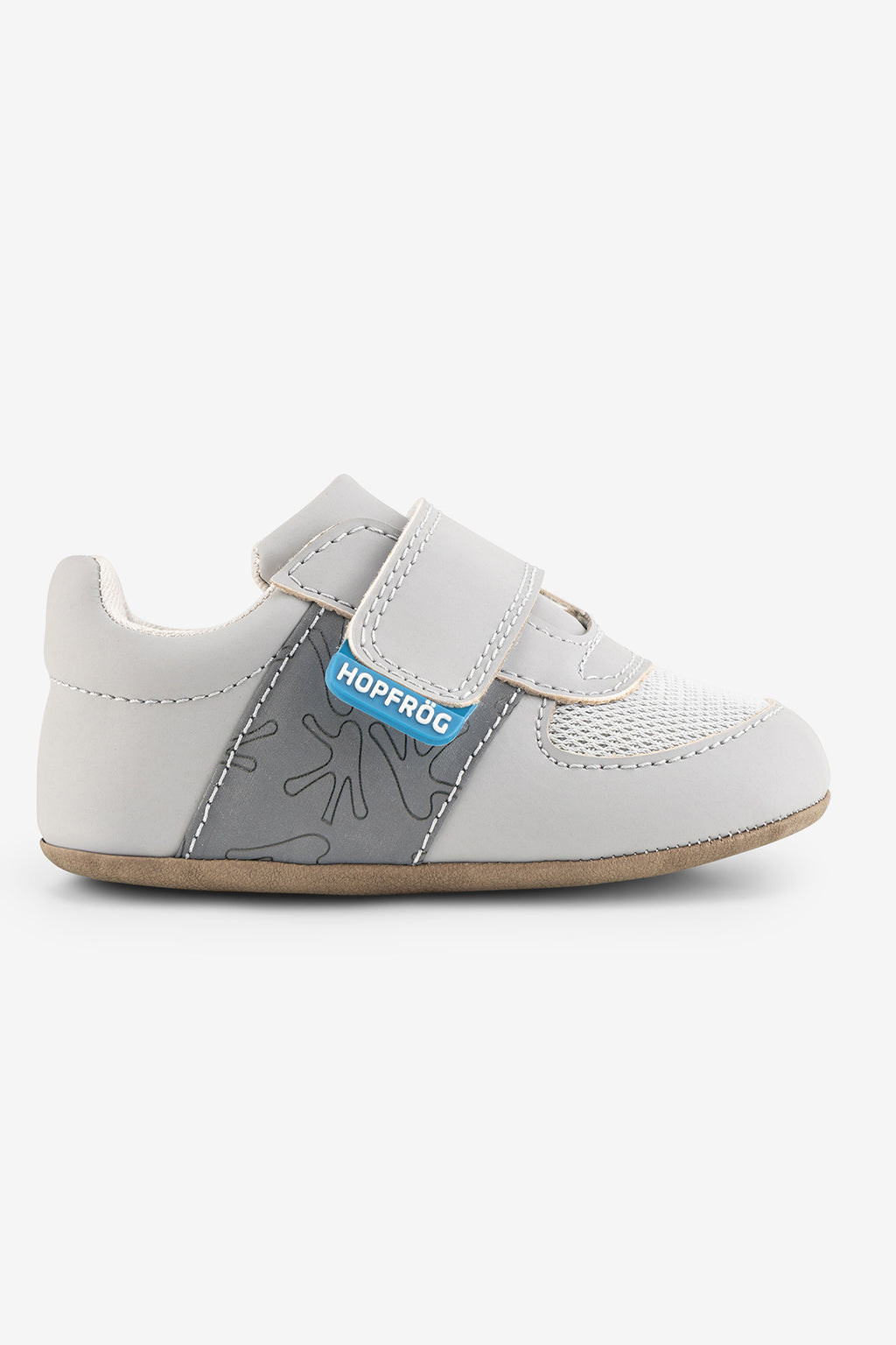 Barefoot First Walker Shoe- Cool Gray