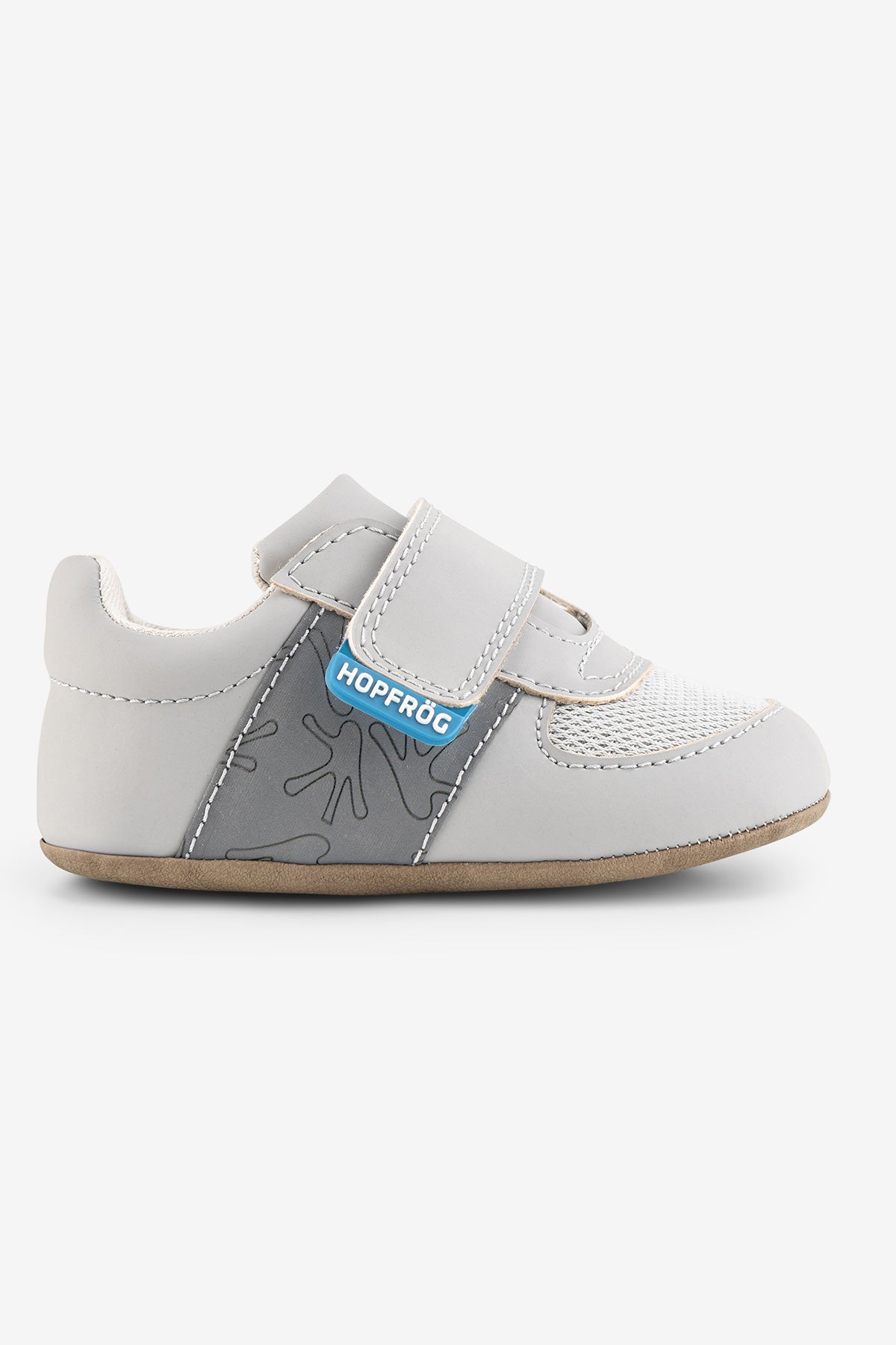 Barefoot First Walker Shoe- Cool Gray