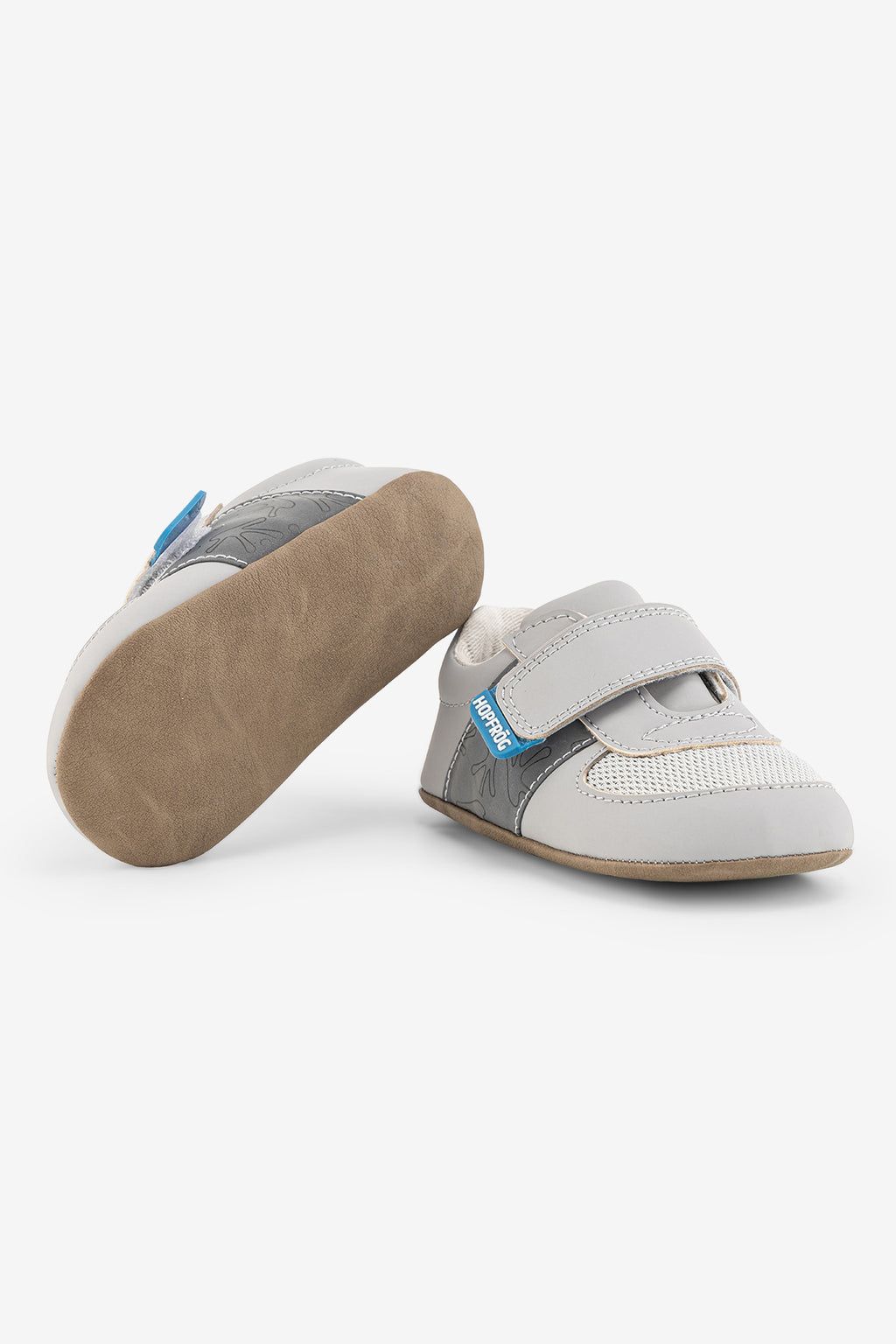 Barefoot First Walker Shoe- Cool Gray