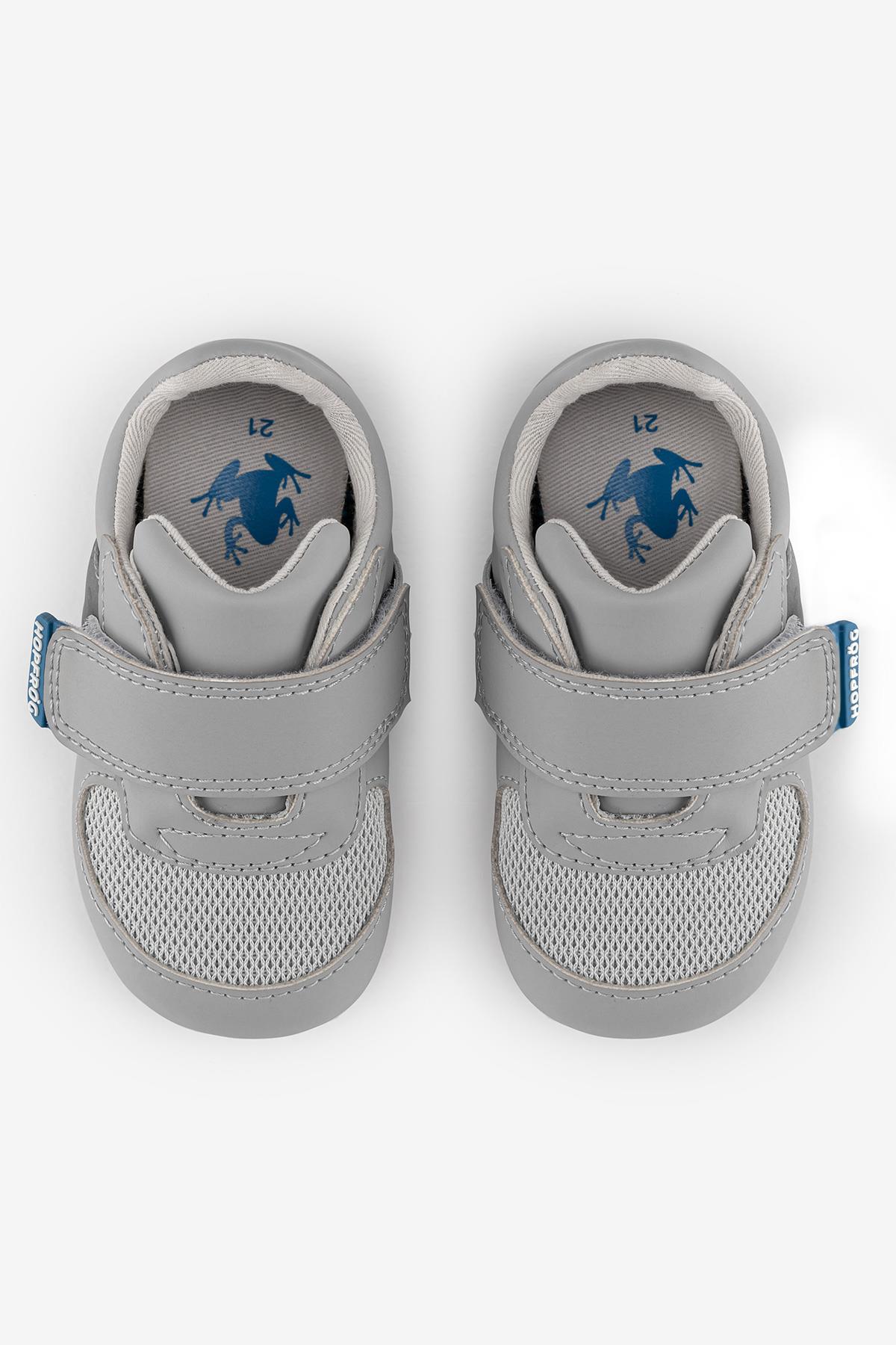 Barefoot First Walker Shoe- Cool Gray