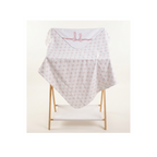 100% Organic Cotton Baby Girl Bow Blanket