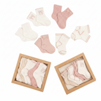 100% Organic Cotton Baby Girl Socks