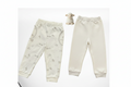 100% Organic Cotton 2 Piece Boys Pants - Open Foot