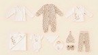 100% Organic Cotton - Newborn Gift Set – Giraffe Print