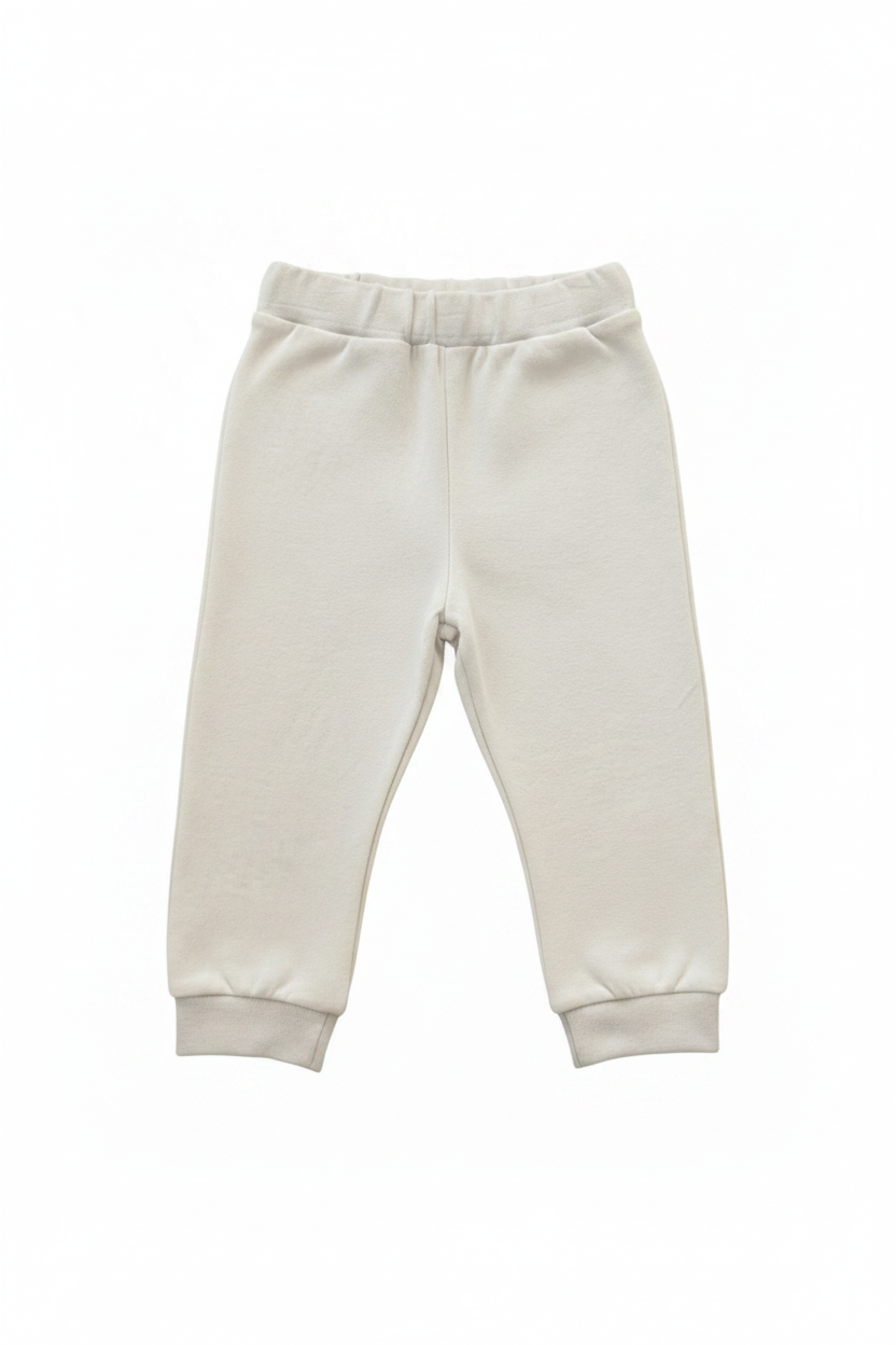 100% Organic Cotton 2 Piece Boys Pants - Open Foot