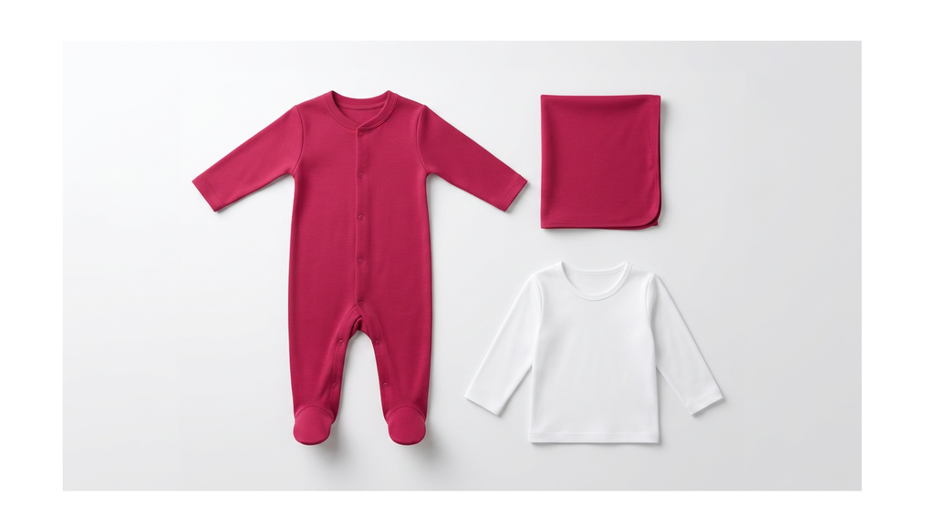 100% Organic Cotton - Newborn Gift Set – Maroon