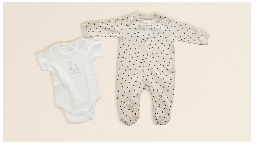 100% Organic Cotton - Newborn Gift Set – Giraffe Print