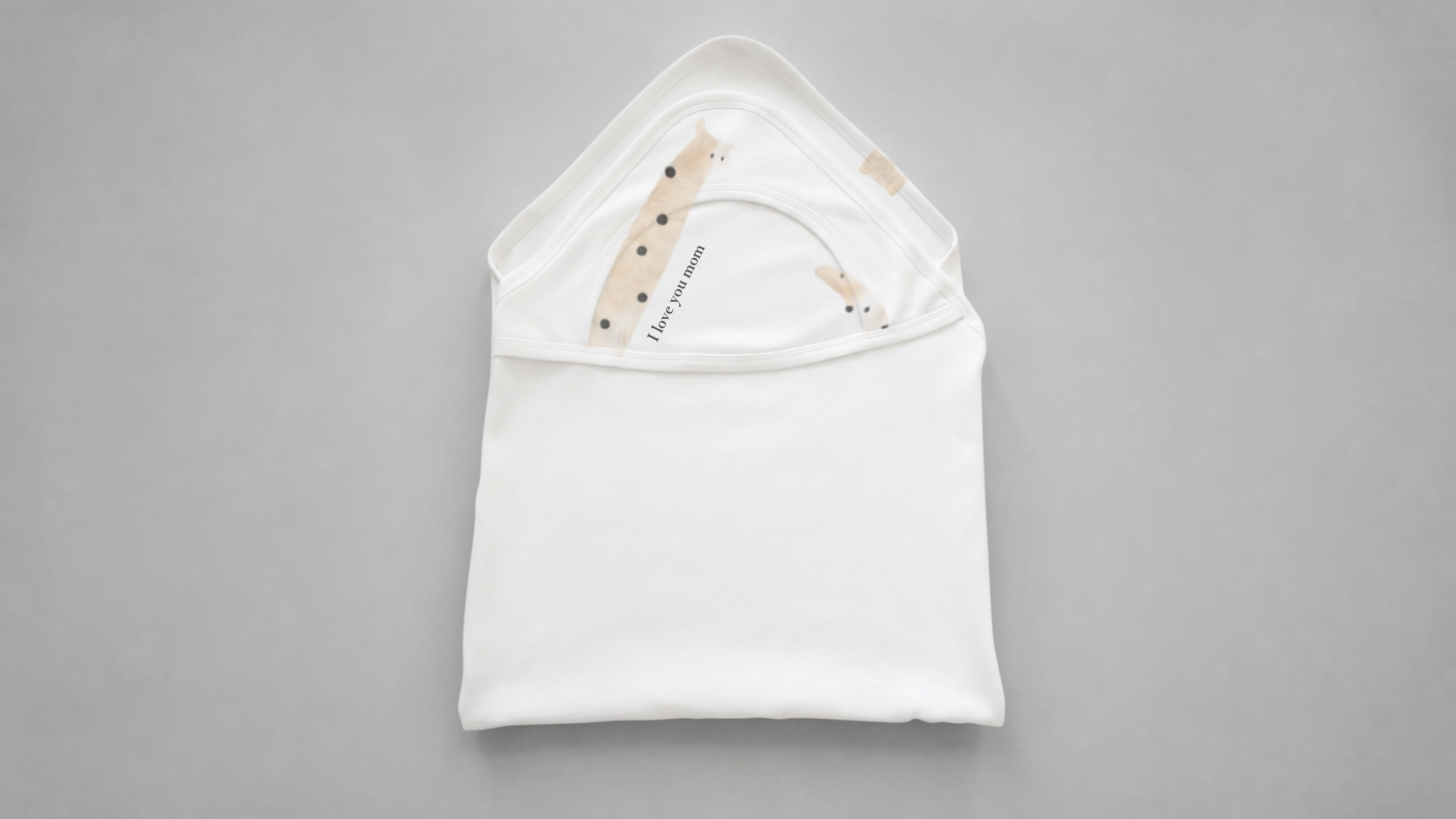 100% Organic Cotton - Newborn Gift Set – Giraffe Print