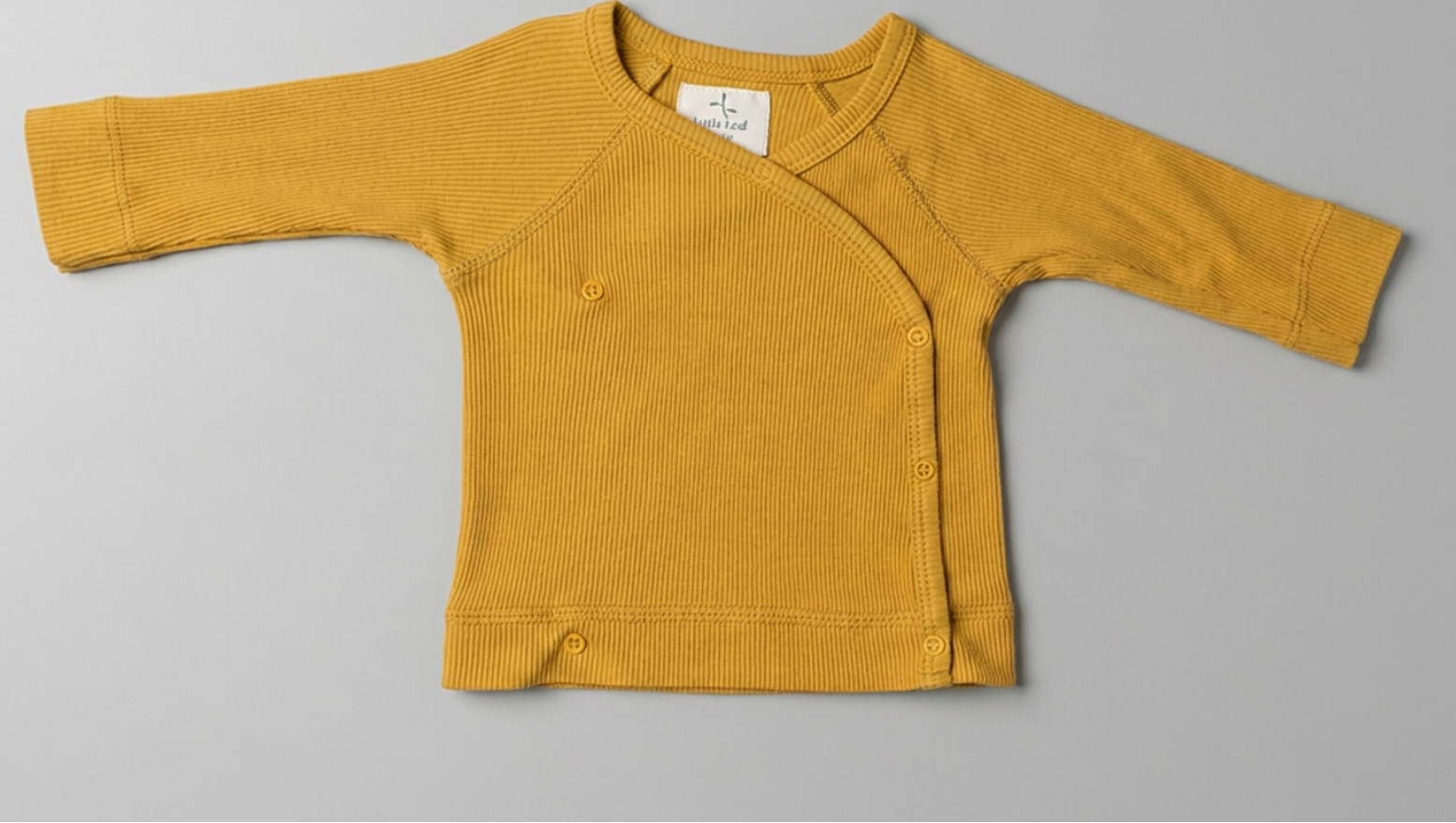 Organic Cotton & Modal 4-Piece Baby Set – Mustard