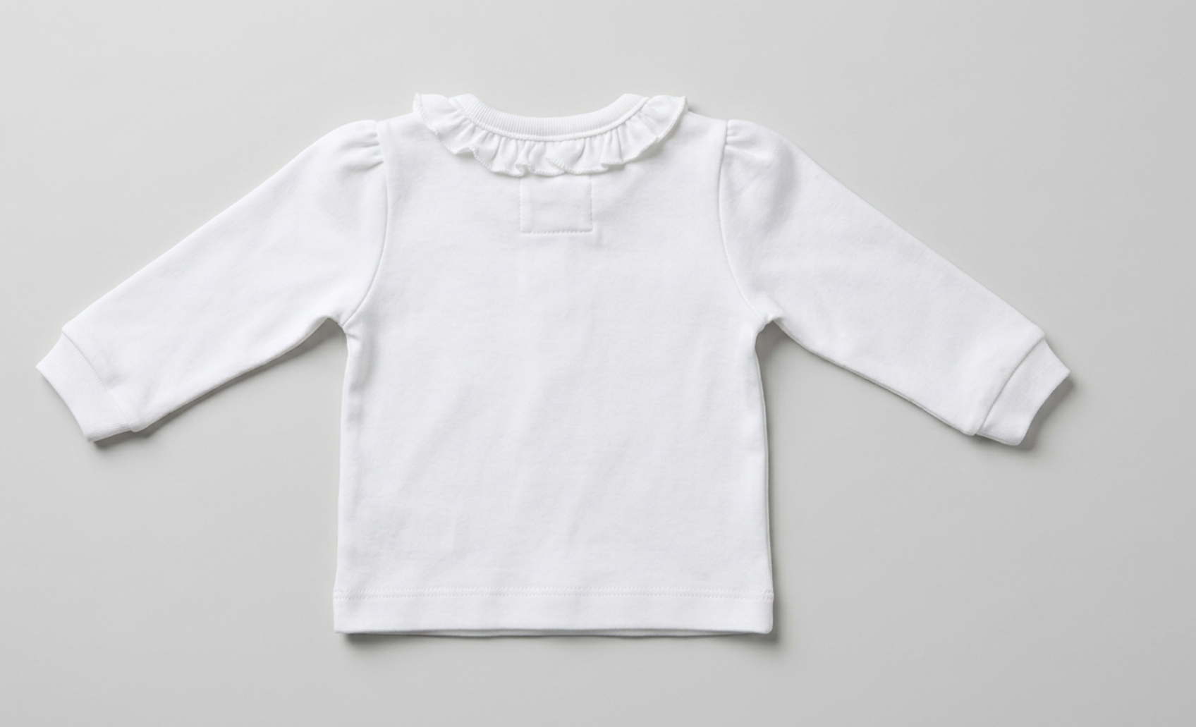 100% Organic Cotton Long Sleeve 3 Piece Set - Pink & White