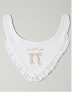 100% Organic Cotton Bib Set - Pink & White
