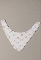 100% Organic Cotton Bib Set - Pink & White