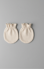 100% Organic Cotton Newborn Set - Beige & White
