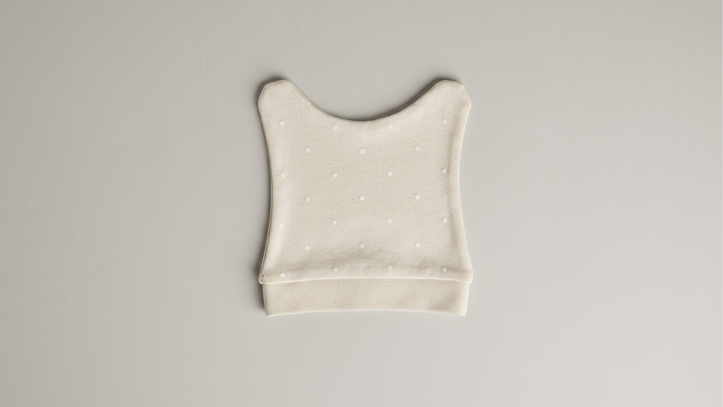 100% Organic Cotton Newborn Set - Beige & White
